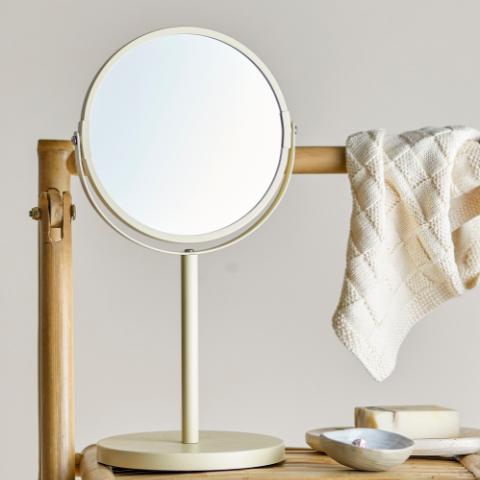 Milde Table Mirror, Nature, Metal