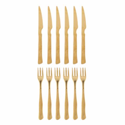 Ollin Grillbestik, Multipak, Guld, Rustfri Stål