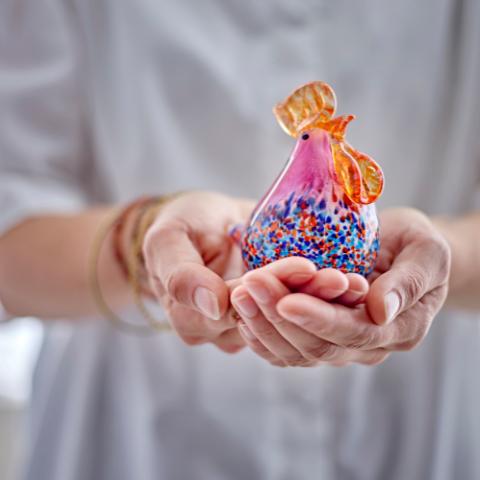 Livie Déco, Multicolore, Verre