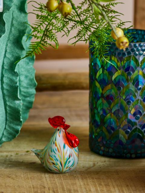 Livie Deco, Grey, Glass