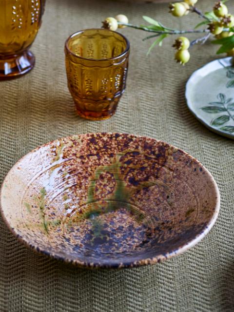 Larken Serving Plate, Multi, Stoneware