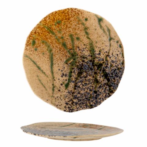Larken Plate, Multi, Stoneware
