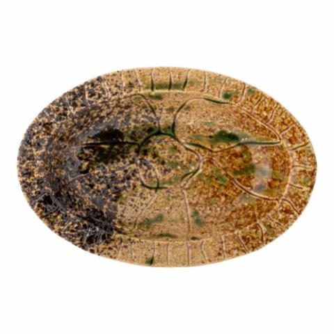 Larken Serving Plate, Multi, Stoneware