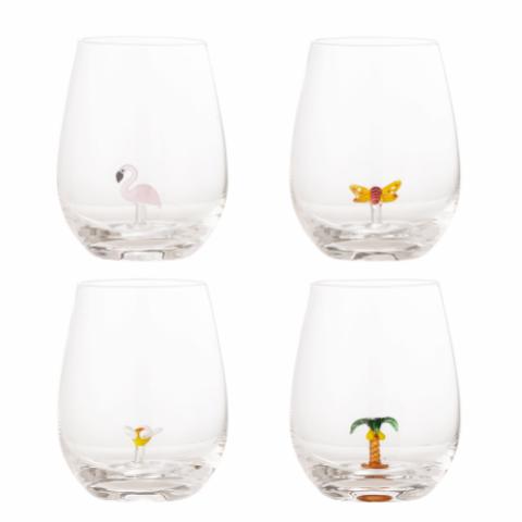 Misa Drinking Glass, Multipack, Clear, Glass