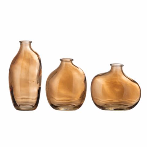Tilia Vase, Brown, Glass