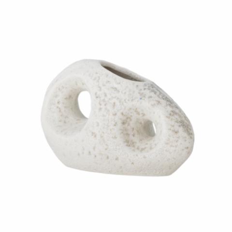 Caia Vase, White, Stoneware