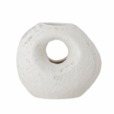 Caia Vase, White, Stoneware
