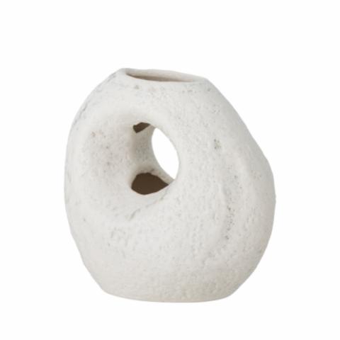Caia Vase, White, Stoneware