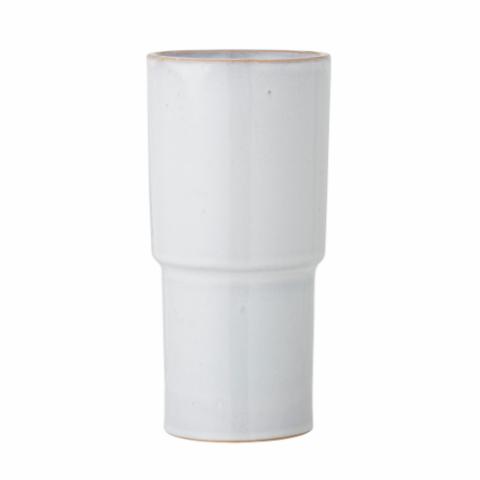 Marji Vase, White, Stoneware