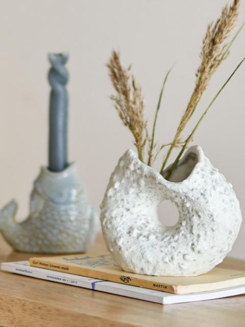 Fianna Vase, White, Stoneware