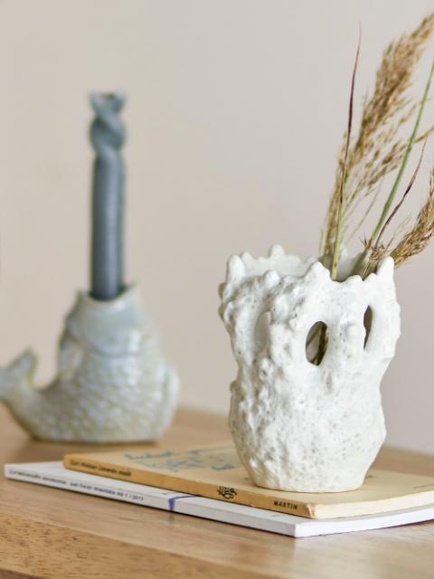 Fianna Vase, White, Stoneware