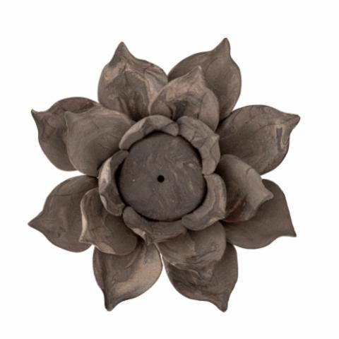 Eira Votive, Brown, Stoneware