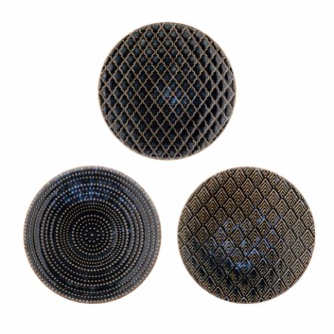 Elanor Plate, Blue, Stoneware
