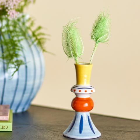 Kairi Vase déco, Multicolore, Grès