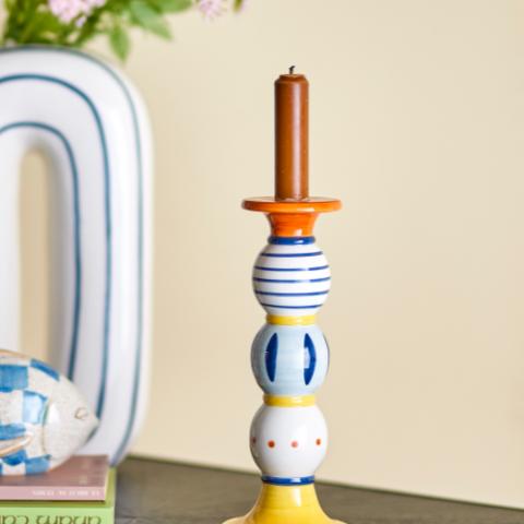 Kairi Bougeoir, Multicolore, Grès