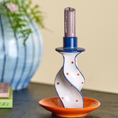 Kairi Bougeoir, Multicolore, Grès