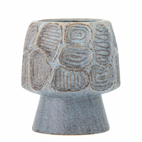 Clarke Flowerpot, Blue, Stoneware