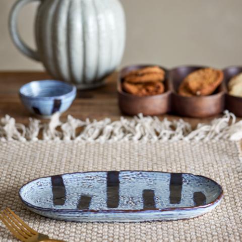 Ever Assiette, Noir, Grès