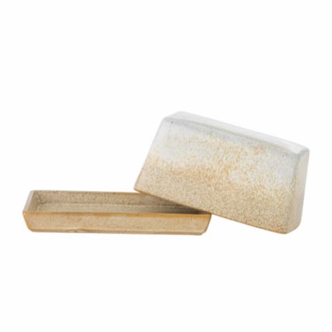 Paula Butter Box, Nature, Stoneware