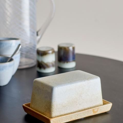 Paula Butter Box, Nature, Stoneware