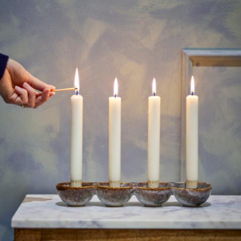 Kalia Bougeoir, Marron, Grès