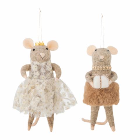 Peo Ornament, Brun, Uld