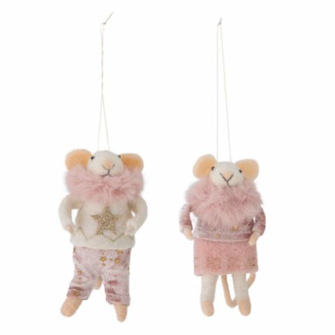 Peo Ornament, Rose, Wool