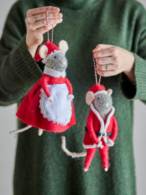 Peo Ornament, Red, Wool