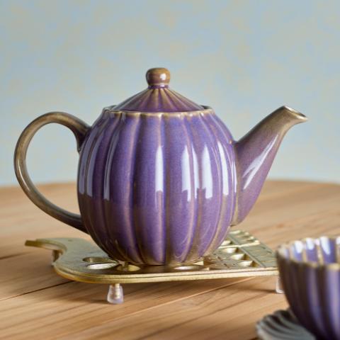Latina Théière, Violet, Grès
