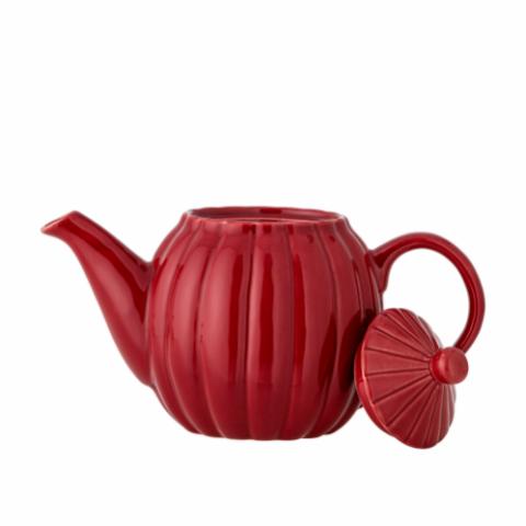 Latina Teapot, Red, Stoneware