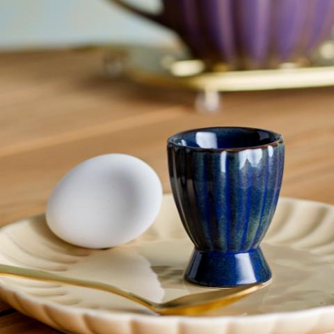 Latina Coquetier, Bleu, Grès