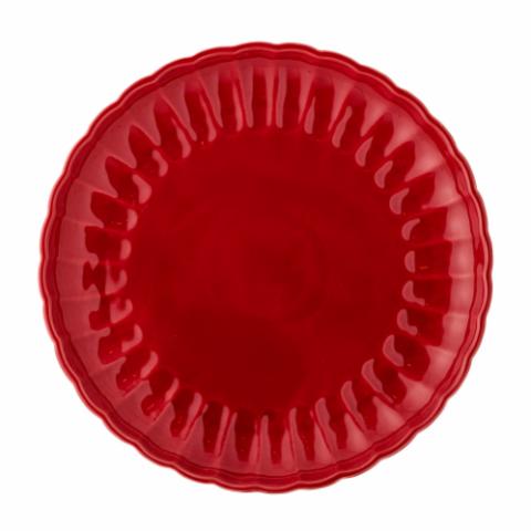 Latina Teller, Rot, Steingut