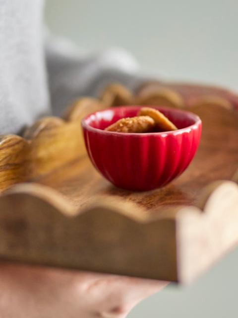 Latina Bowl, Red, Stoneware