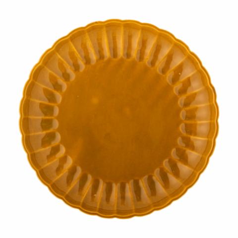 Latina Plate, Yellow, Stoneware