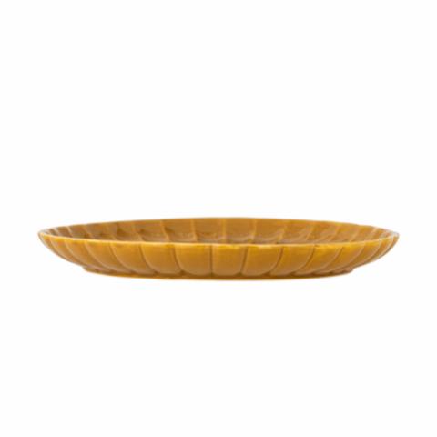 Latina Assiette, Jaune, Grès