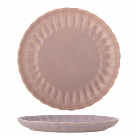 Latina Assiette, Rose, Grès