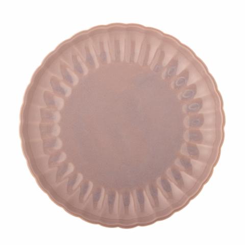 Latina Assiette, Rose, Grès