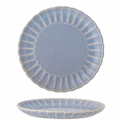 Latina Teller, Blau, Steingut