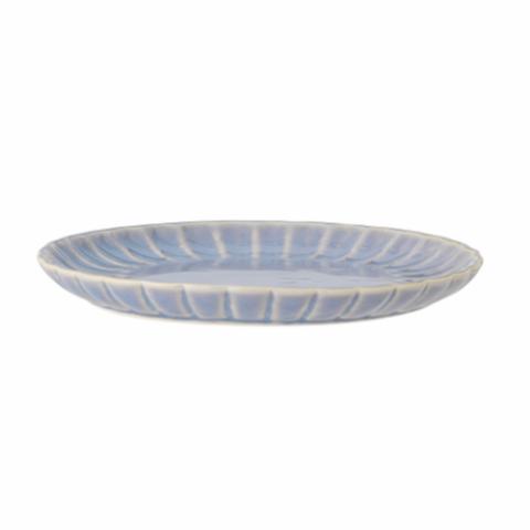 Latina Plate, Blue, Stoneware
