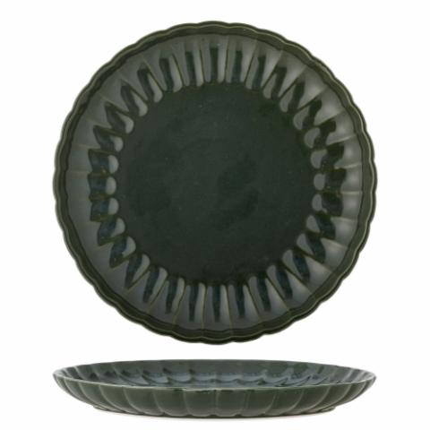 Latina Assiette, Verte, Grès