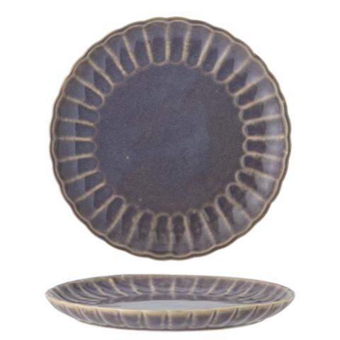 Latina Plate, Purple, Stoneware