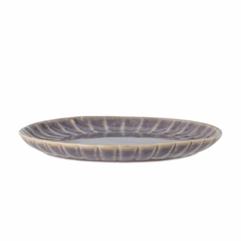 Latina Assiette, Violet, Grès