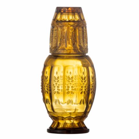 Theon Decanter & Glass, Yellow, Glass