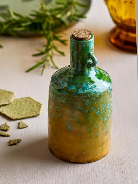 Yuma Bouteille d'huile, Multicolore, Grès