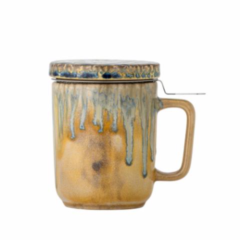 Yuma Krus m/låg & tesi, Multifarvet, Stentøj