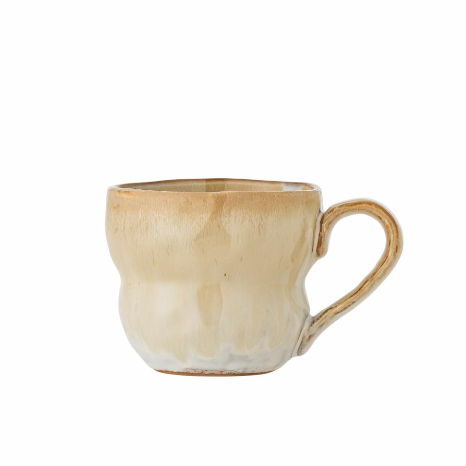 Nara Tasse, Beige, Steingut