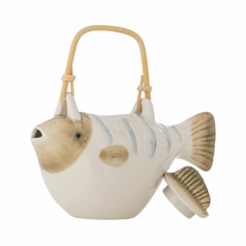 Wrenna Teapot w/Teastrainer, Multi, Stoneware