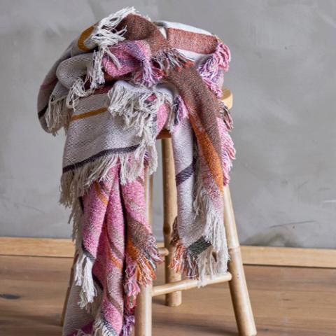 Toscana Throw, Multi, Recycled Cotton