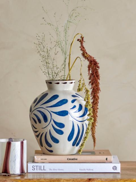Heikki Vase, Blue, Stoneware