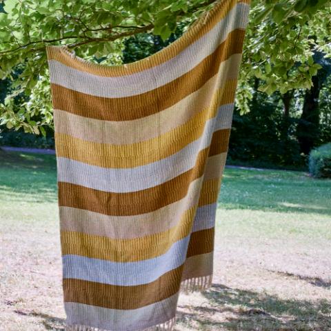 Isnel Throw, Multi, Recycled Cotton